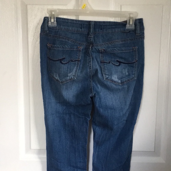 4 for $20 WAX SKINNY DISTRESSED JEANS WITH STRETCH - Picture 6 of 7